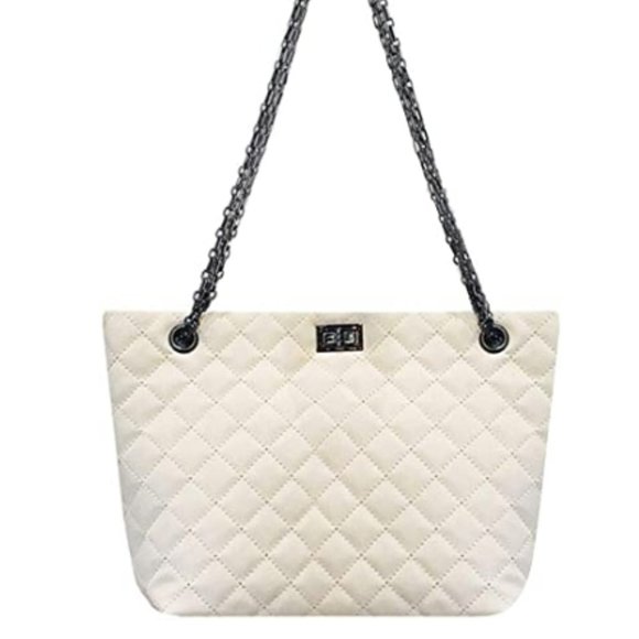 Women's Plaid leather shoulder bag large capacity